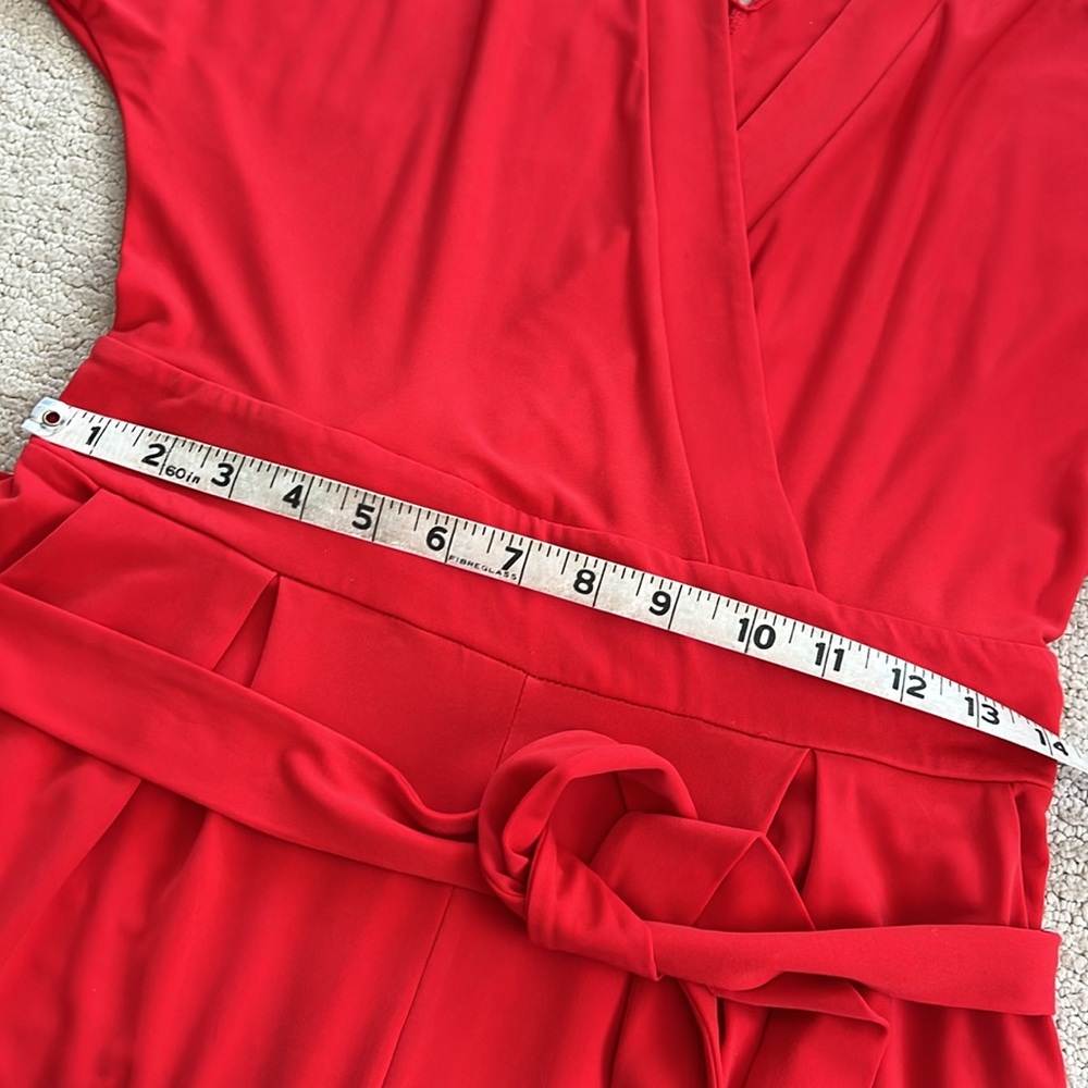 NY & Co stretch Red/orange  Women's Jumpsuit - Picture 11 of 14